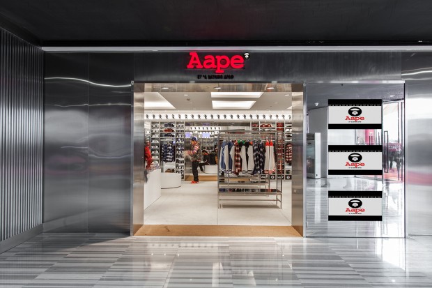 AAPE by A Bathing Ape 中国内地首间专门店登陆北京西单君太百货