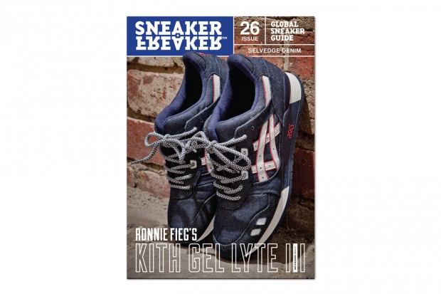 Sneaker Freaker Issue 26 率先预告 Ronnie Fieg 与 ASICS 全新合作的 Selvedge Denim GEL-LYTE III 鞋款