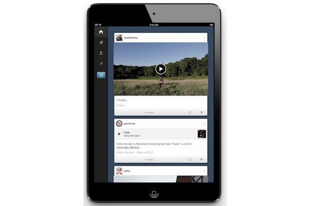 iOS 版 Tumblr 也支持 iPad 了，还新增了探索页