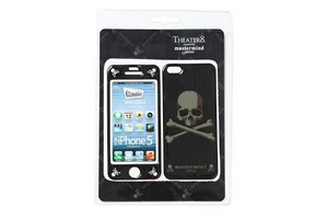 Gizmobies × mastermind JAPAN “SKULL LOGO GOLD” iPhone5 专用手机贴