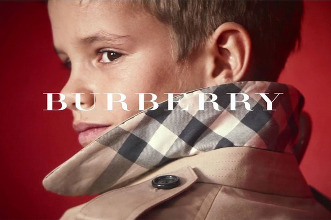 贝克汉姆次子Romeo Beckham正式开始模特儿生涯 拍摄Burberry 2013春夏型录 Lookbook