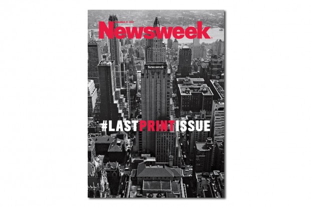 《Newsweek》 推出最后一期纸质刊物 #LastPrintIssue，宣布正式进军新媒体界