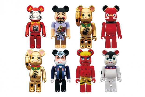 Tokyo Skytree × Medicom Toy 400% Bearbrick “Manekineko Daruma Gold” 系列