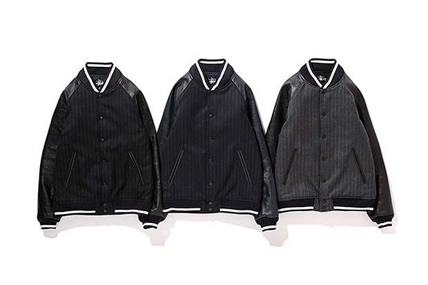 fragment design × Stussy 推出联名别注 Varsity Jacket