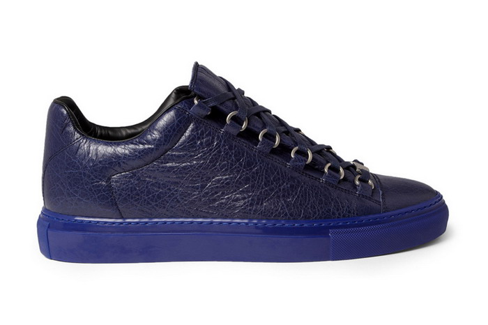 Balenciaga 2012 Holidays Arena Creased Navy Leather Sneakers 鞋款