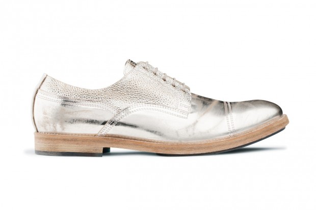 Acne Askin Metal Silver Derby 银色德比鞋