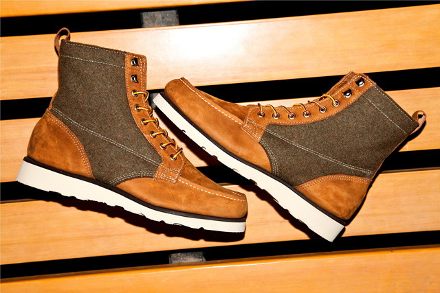 SEBAGO × Woolrich 联合推出时尚保暖羊毛鞋款！
