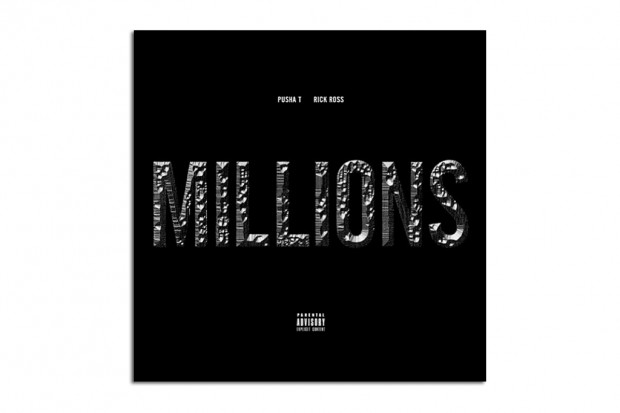 Pusha T featuring Rick Ross 全新单曲《Millions》封面