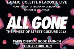 ALL GONE 2012 Paris 法国首发摄影签名展