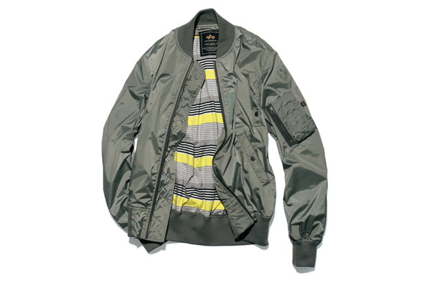 uniform experiment × Alpha Industries 2013春夏 别注联乘 MA-1 飞行夹克