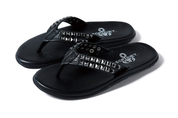 SOPHNET. × Island Slipper 2013春夏 Stud Sandals 金属铆钉设计拖鞋