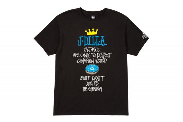 J. Dilla × Stussy 2013春季 联名纪念 World Tour Tee