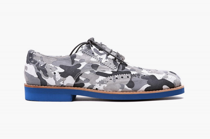 Del Toro Arctic Freeze Camo Suede Wingtip 迷彩雕花鞋款