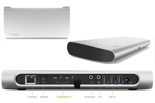 贝尔金雷电接口基座Belkin Thunderbolt Express Dock本周上市 售价299美金