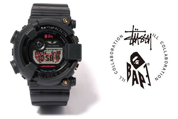 STUSSY × BAPE × G-SHOCK “FROGMAN” 三方联名表款曝光