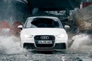 Timo Scheider 试驾奥迪 Audi A1 Quattro 挑战德国慕尼黑街头视频曝光