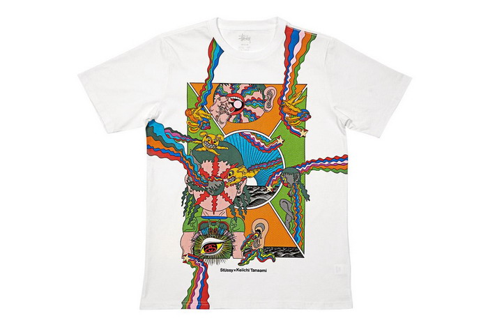 Keiichi Tanaami × Stussy 2013春夏 别注联乘系列 T-Shirt