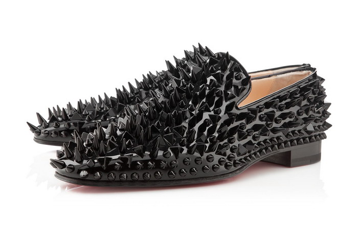 Christian Louboutin 2013春夏 Dandy Pik Pik Flat Black Patent 鞋款