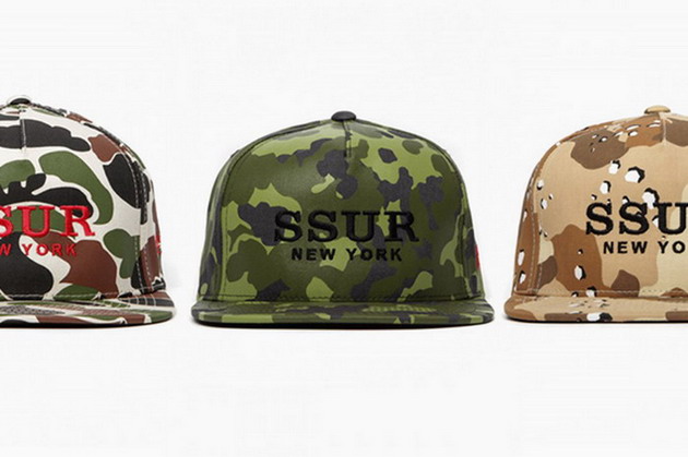 SSUR 2013春季 Camouflage 迷彩 Snapback 系列帽款