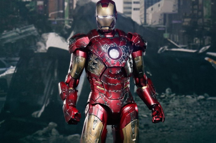 Hot Toys “The Avengers” Iron Man Battle Damaged Mark VII Mark VII 战甲战损版限量珍藏人偶