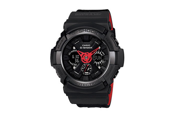 SUPRA × Casio G-Shock GA-200SPR 联名别注腕表