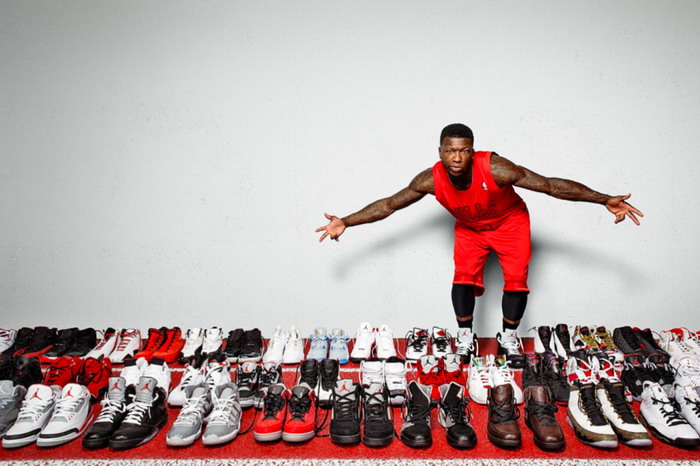 ESPN：NBA 篮球明星“小土豆”内特·罗宾逊珍藏 Jordan 球鞋大检阅