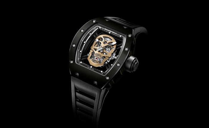 Richard Mille RM 52-01 Nano-Ceramic Skull Tourbillon 手表