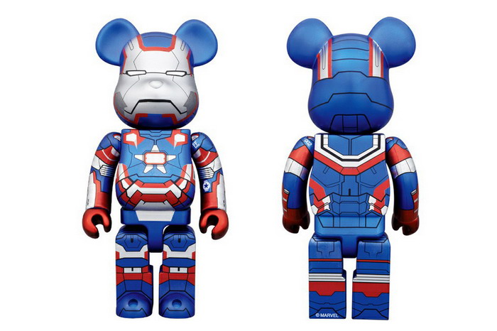 Medicom Toy Bearbrick Iron Patriot 400%