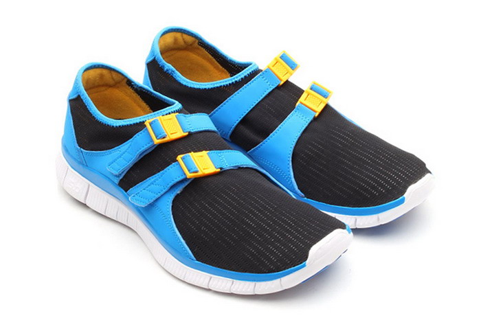 Nike Free Sockracer Black/University Gold-Photo Blue 鞋款