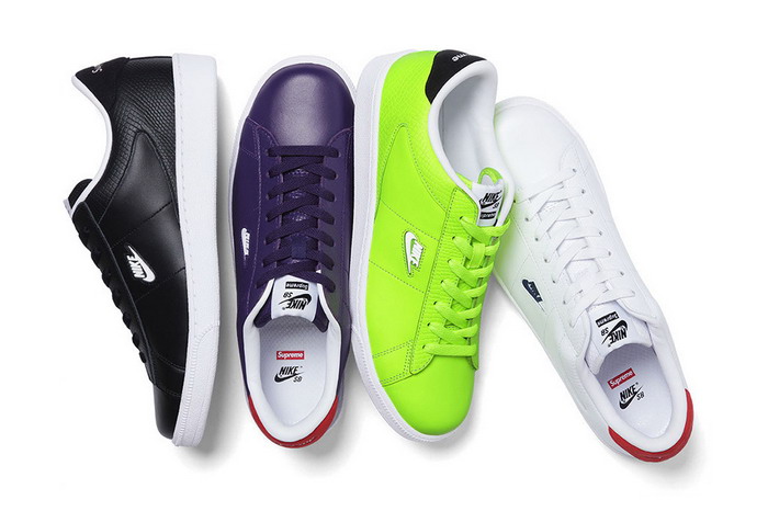 Supreme × Nike SB Tennis Classic 联乘鞋款正式曝光！