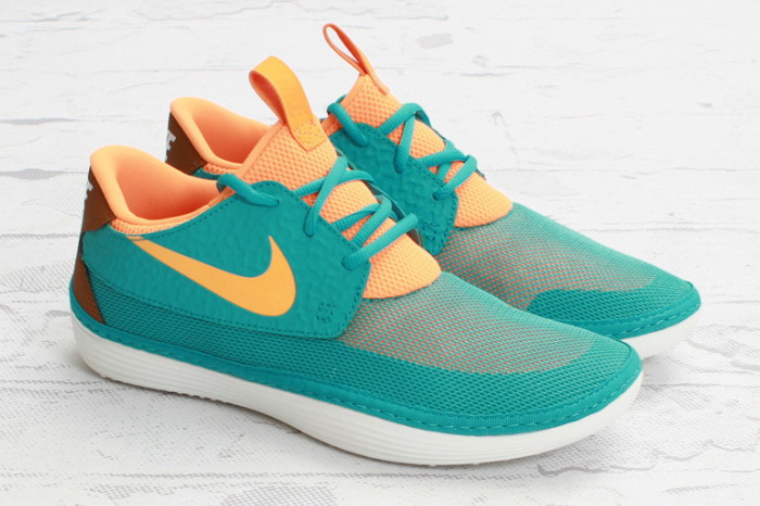 Nike Solarsoft Moccasin Sport Turquoise/Bright Citrus 鞋款