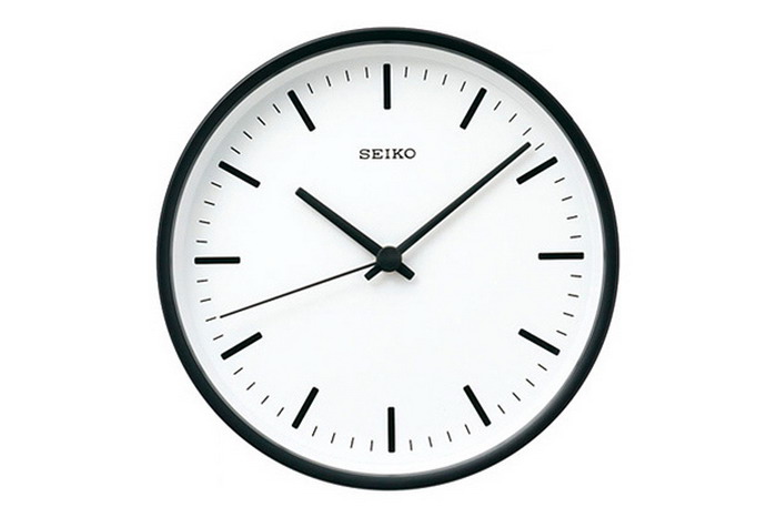 Seiko 与 Naoto Fukasawa 合作 Standard Wall Clock 极简挂钟