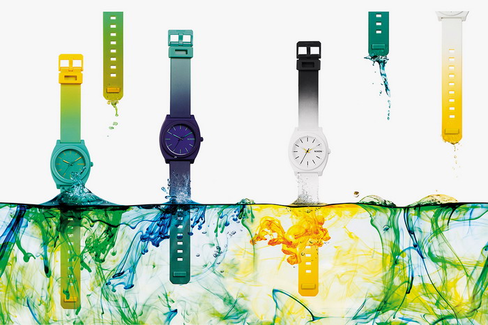 Nixon 2013夏季 The Time Teller P Dip-Dye Collection 系列腕表