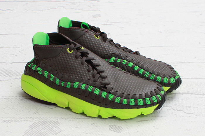 Nike Air Footscape Woven Chukka Midnight Fog/Poison Green 配色鞋款