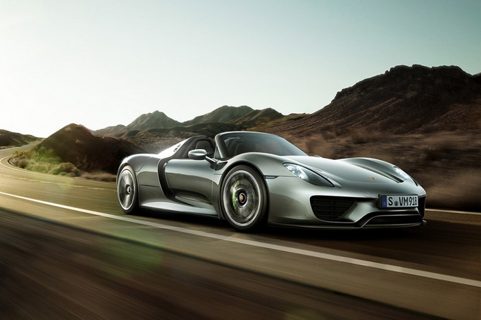 保时捷 2015 Porsche 918 Spyder Hybrid 概念车款全新实车图样正式曝光！