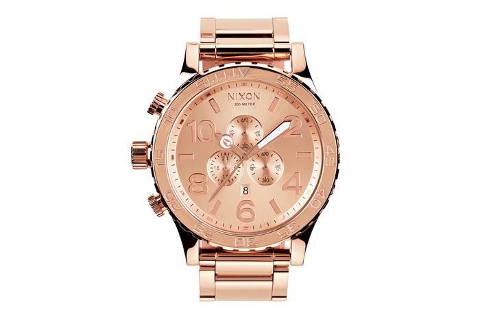 Nixon 51-30 All Rose Gold Chrono 表款