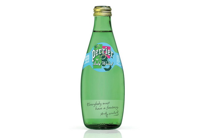 Perrier 别注版 Andy Warhol 瓶装