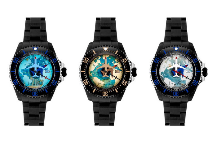 Marc Quinn × Bamford Watch Department 别注联乘 Rolex Deepsea 改装表款系列