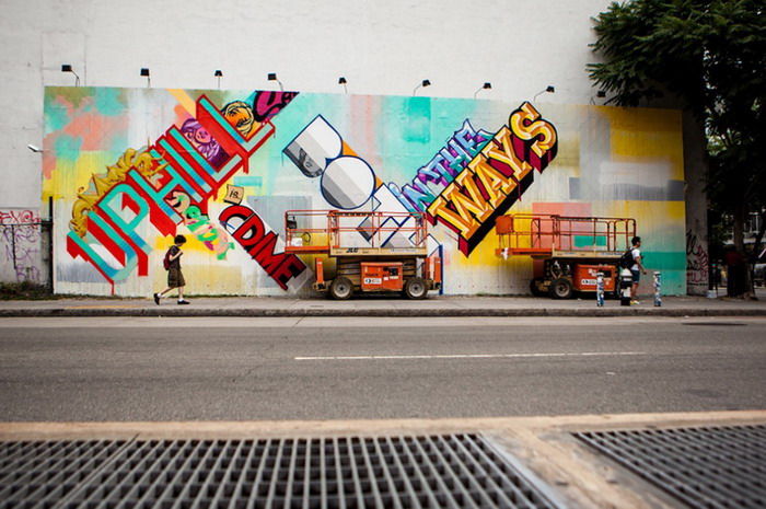 REVOK 与 POSE 联手打造 Paint Bowery Wall 涂鸦墙