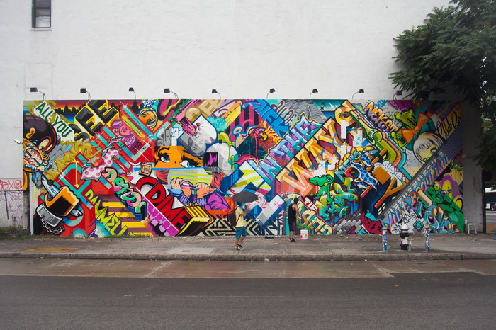 REVOK 与 POSE 联袂 Bowery Wall Mural 涂鸦墙出炉