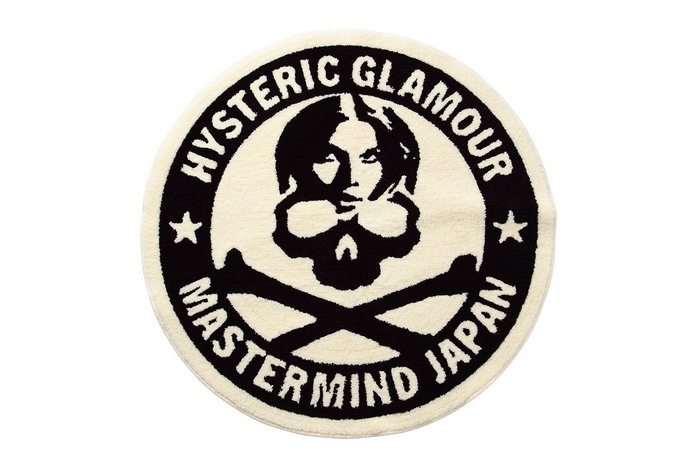mastermind JAPAN × Hysteric Glamour Circle Rug 联名地垫