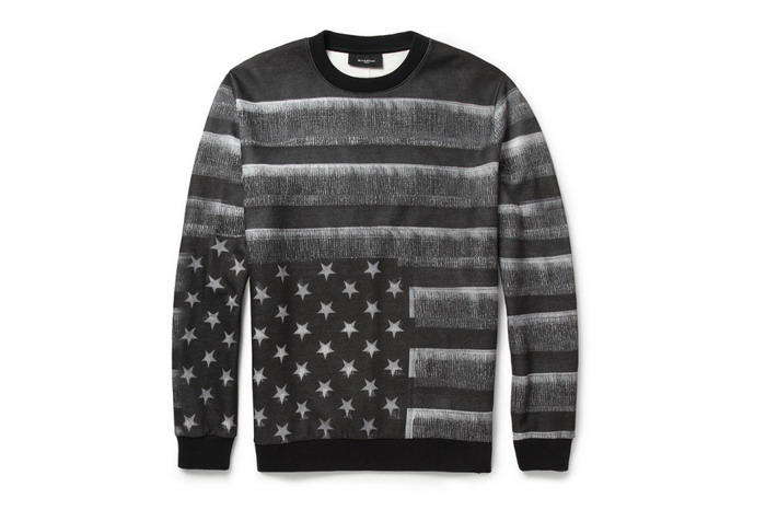 Givenchy Flag-Print Fleece-Back Jersey Sweatshirt 运动衫
