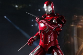 Hot Toys Iron Man 3 Silver Centurion Mark XXXIII 珍藏版人偶