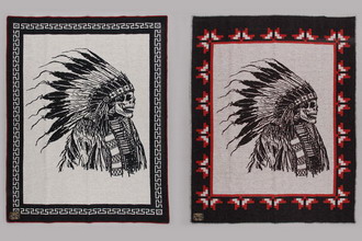 INDIGOFERA × WES LANG 印第安风格的羊毛毯子