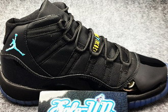 Air Jordan 11 GS Gamma Blue 鞋款细节完整呈现