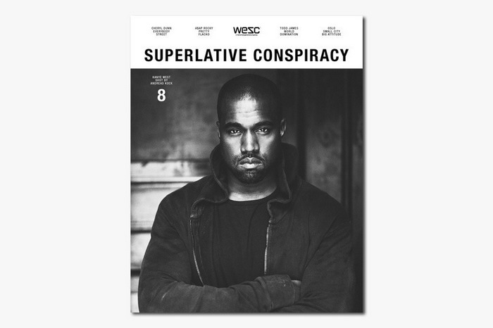 Kanye West 担纲 WeSC 旗下刊物 《Superlative Conspiracy》 第八期封面人物