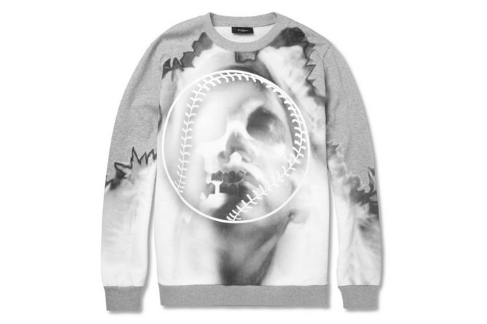 Givenchy Oversized Printed Cotton-Jersey Sweatshirt 卫衣