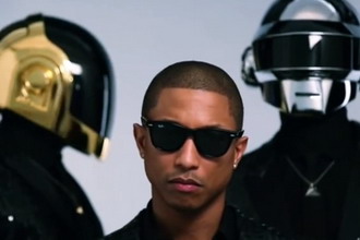 Pharrell Williams × Daft Punk 拍摄 VIBE 杂志封面
