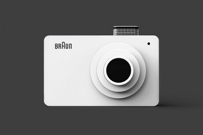 以 Braun 为设计灵感的相机