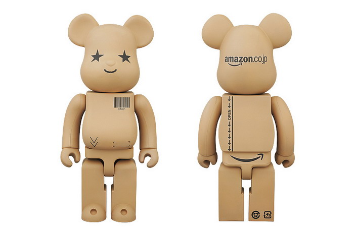 Amazon.co.jp × Medicom Toy 100% & 400% Bearbricks 联名别注玩偶